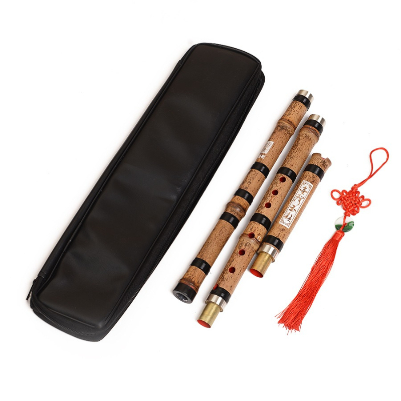Musical Instrument Xiao - 8 Gaten Bamboefluit 3 Secties G/F