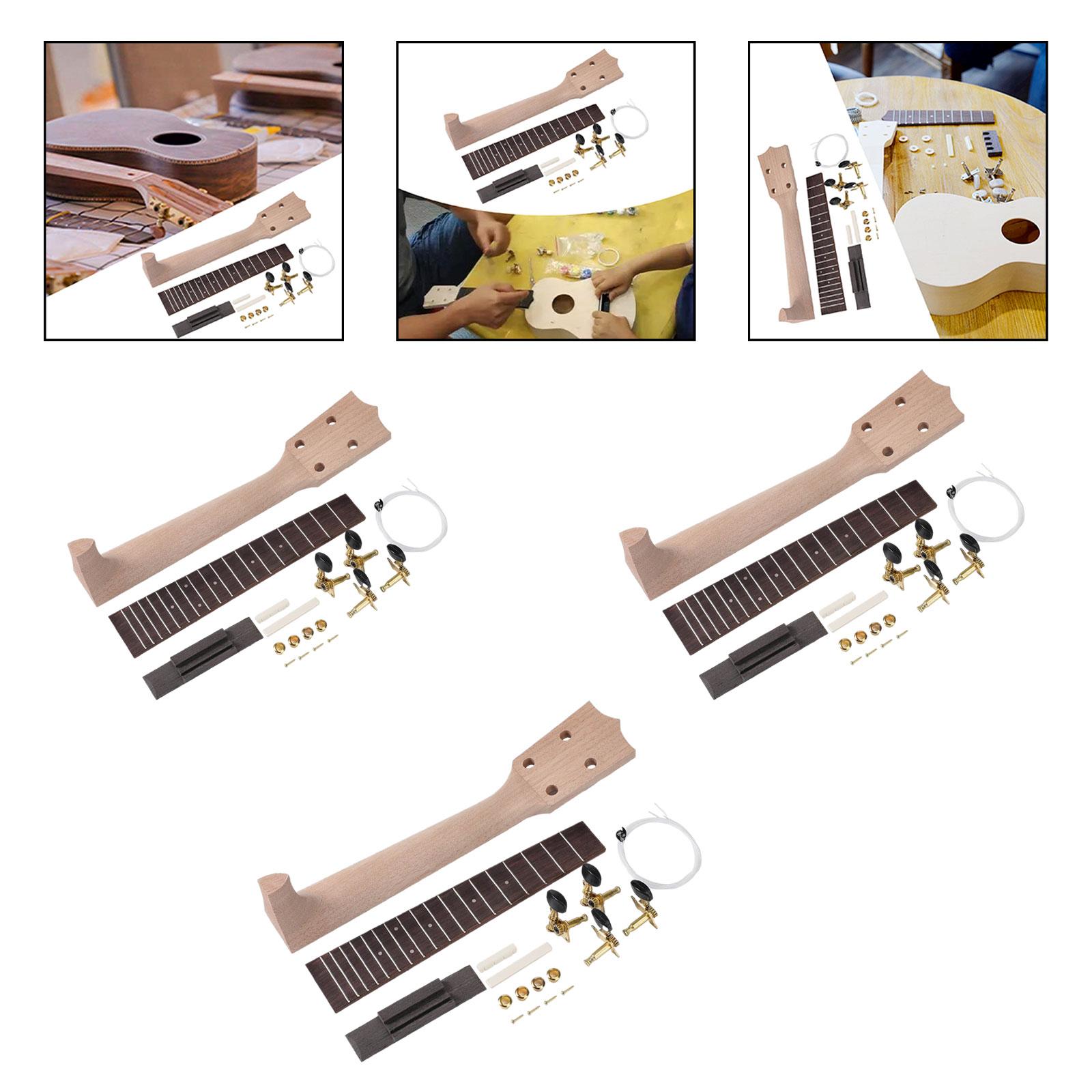 Musical Instrument Family - DIY Ukulele Kit met snaarknopbrug Muziekinstrumentaccessoires