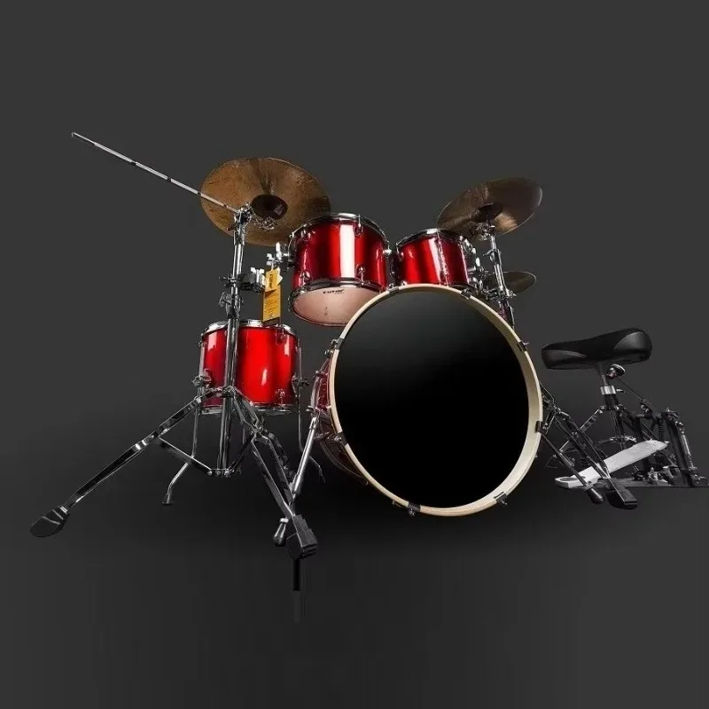 Musical Instrument Logo - Aiersi merk volwassen maat 5-delige drumstel