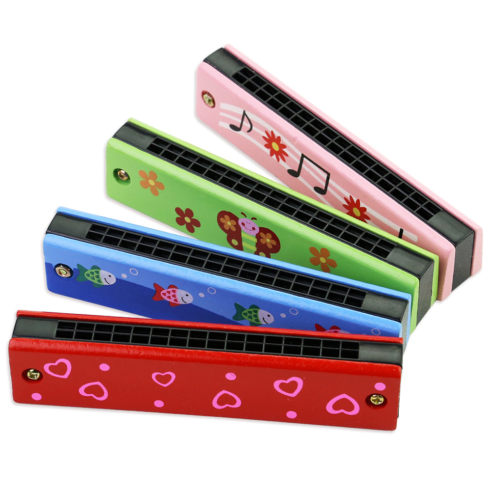 Musical Instrument Blow - Mondharmonica voor kinderen, houten muziekinstrument speelgoed