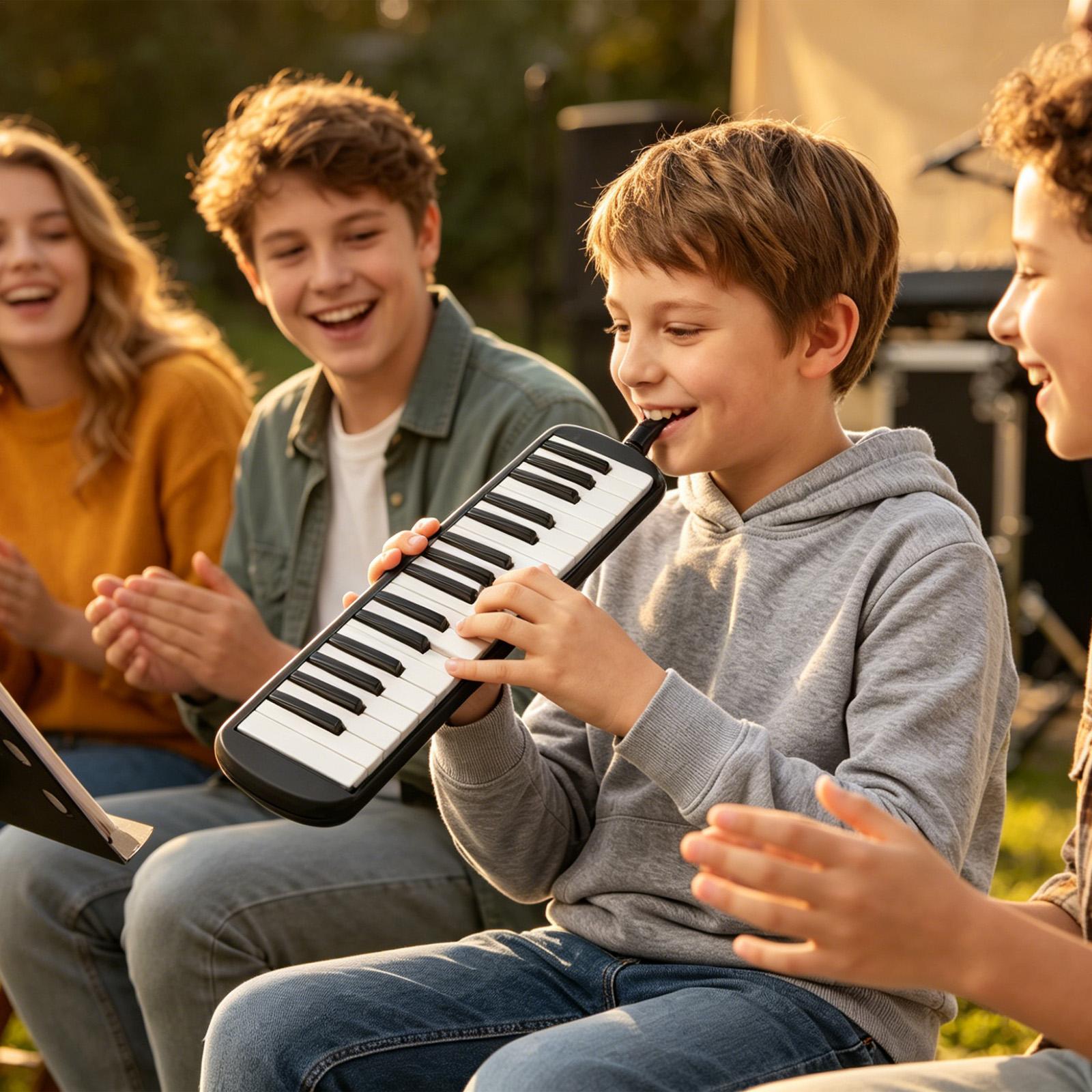 Musical Instrument Melodica - Melodica Instrument 32-Key Draagbare Percussie Keyboard