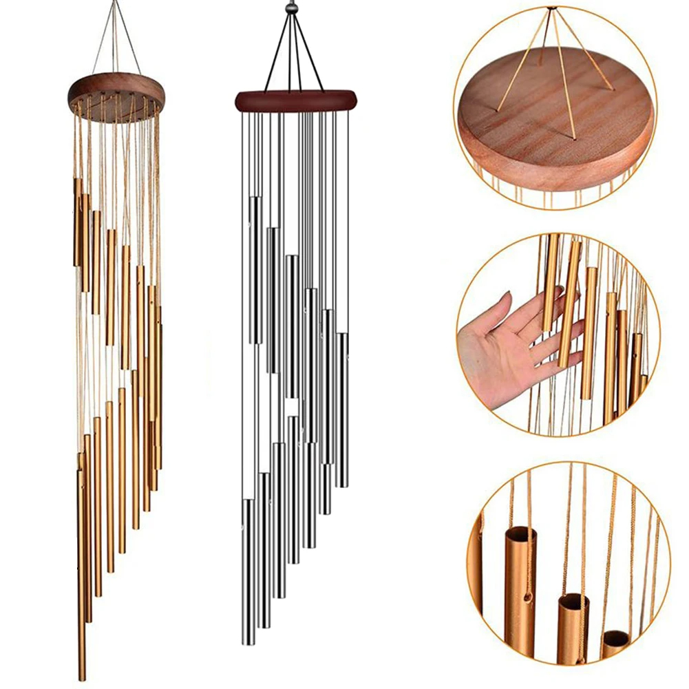 Wind Chime Tubular - 12 metalen aluminium buis windgong met