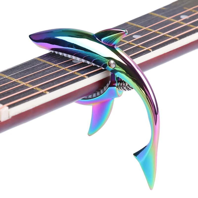 Acoustic Guitar Dreadnought - Metal Shark Gitaarcapo Zinklegering voor bas-akoestische