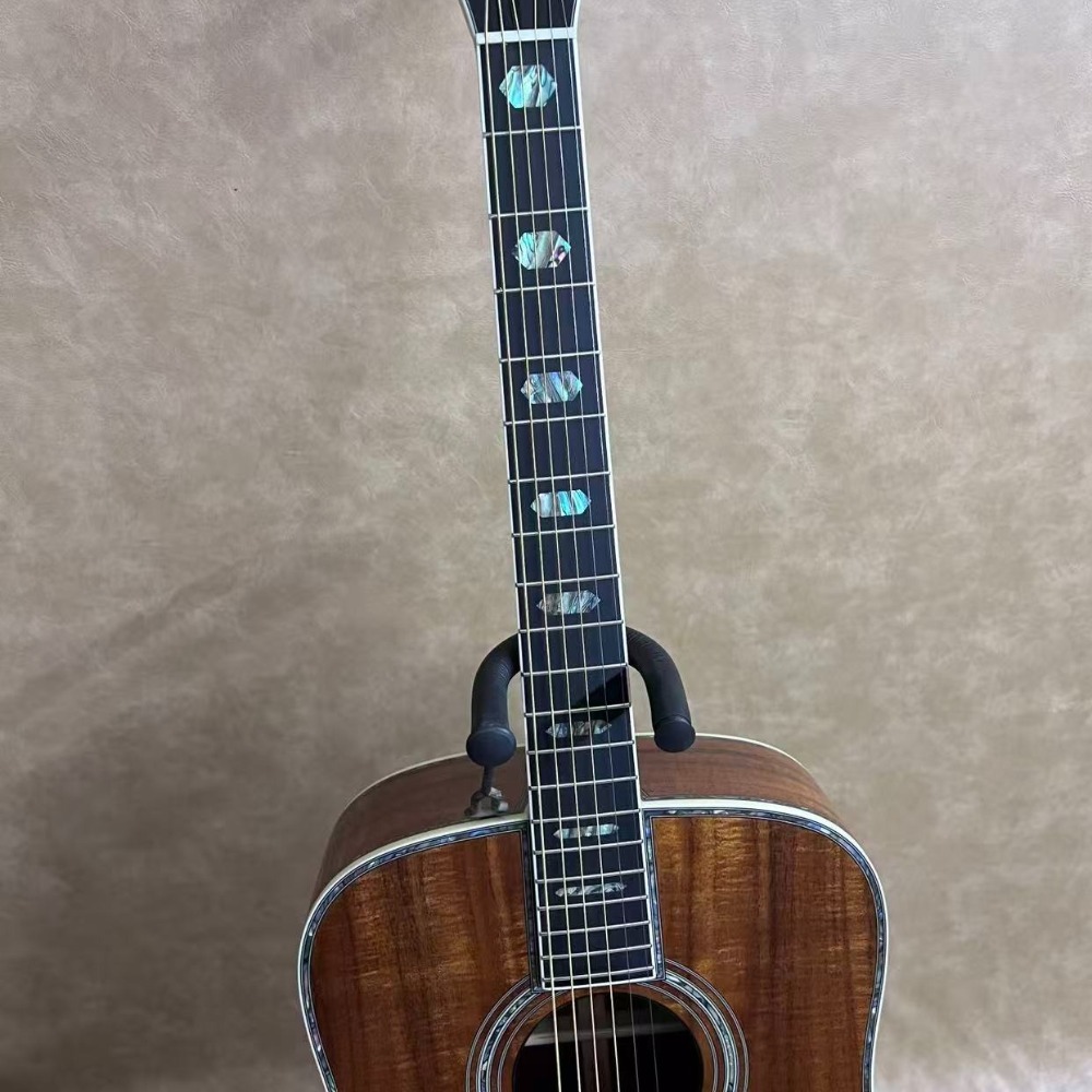 Tiger-gestreepte walnootbruine - Acoustic Guitar Dreadnought recensie en prijs
