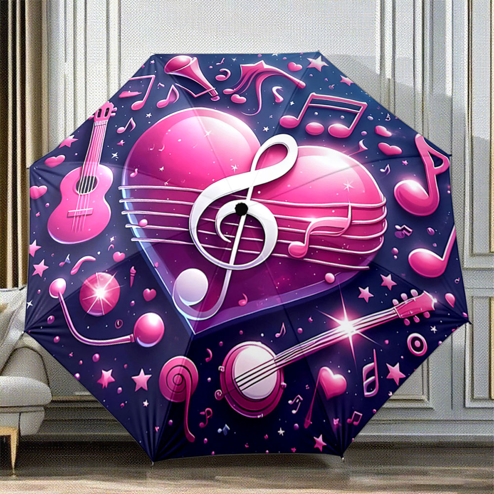 Roze hart met muzieknootjes, p - Musical Instrument Family recensie en prijs