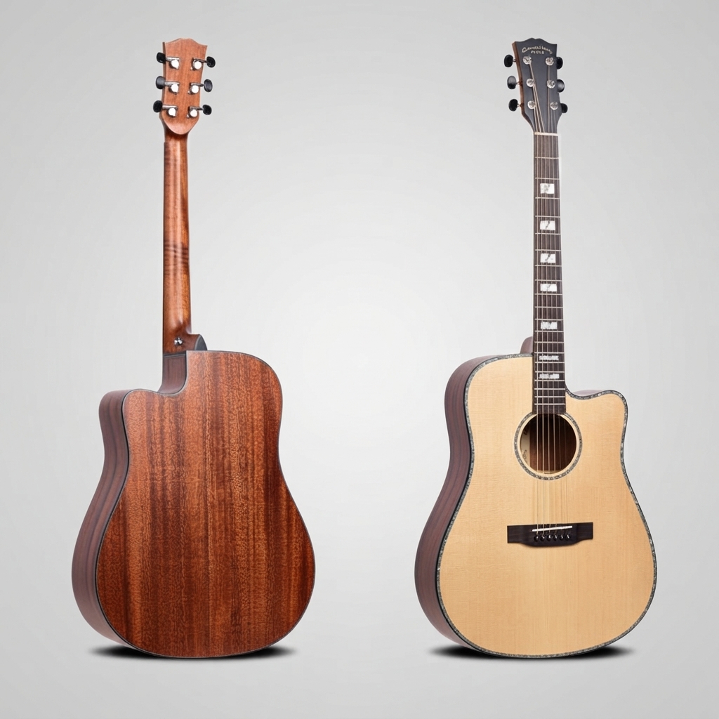 Gitaar met blokpatroon, dreadn - Acoustic Guitar Dreadnought recensie en prijs