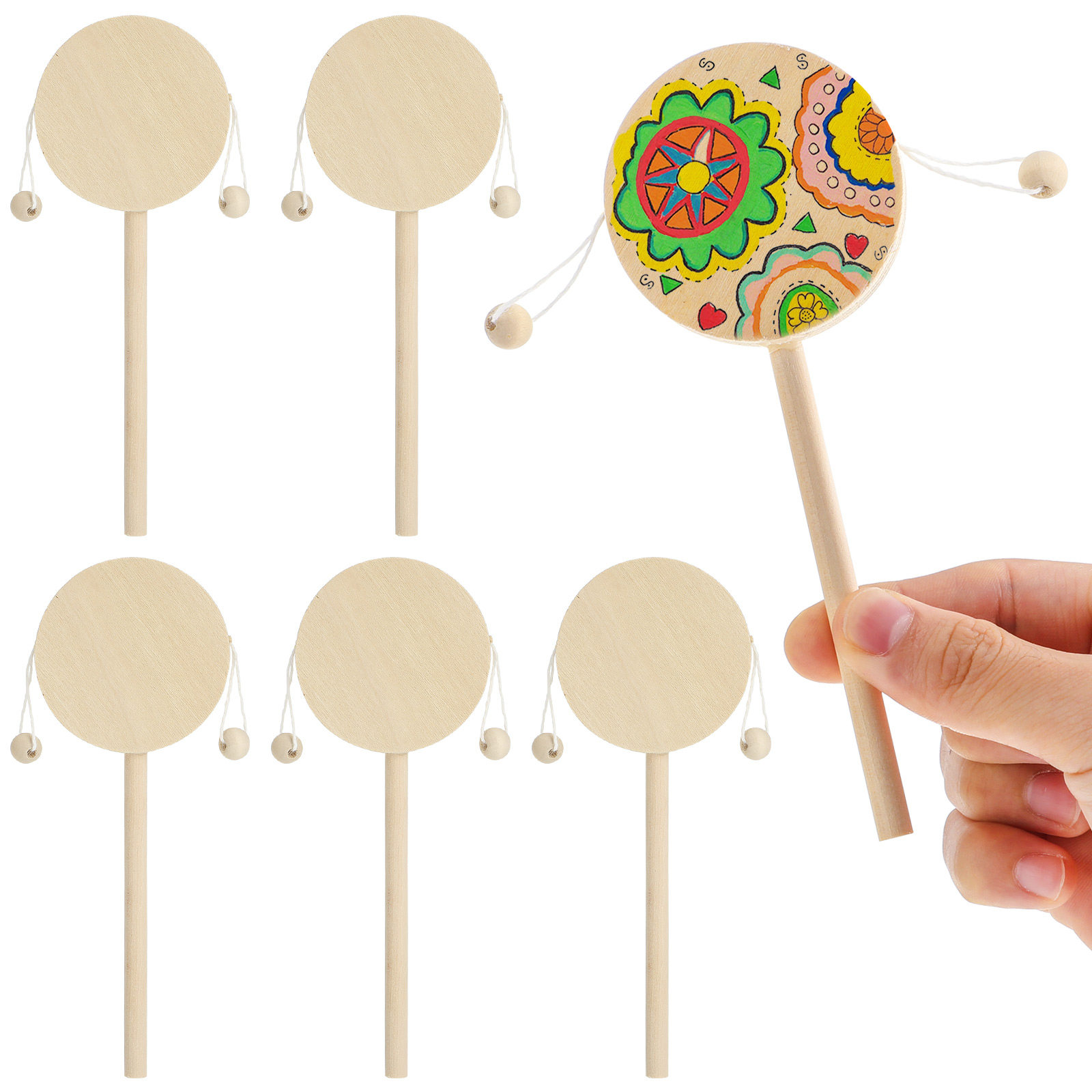 Houten schudtrommel, doe-het-z - Musical Instrument You Shake recensie en prijs