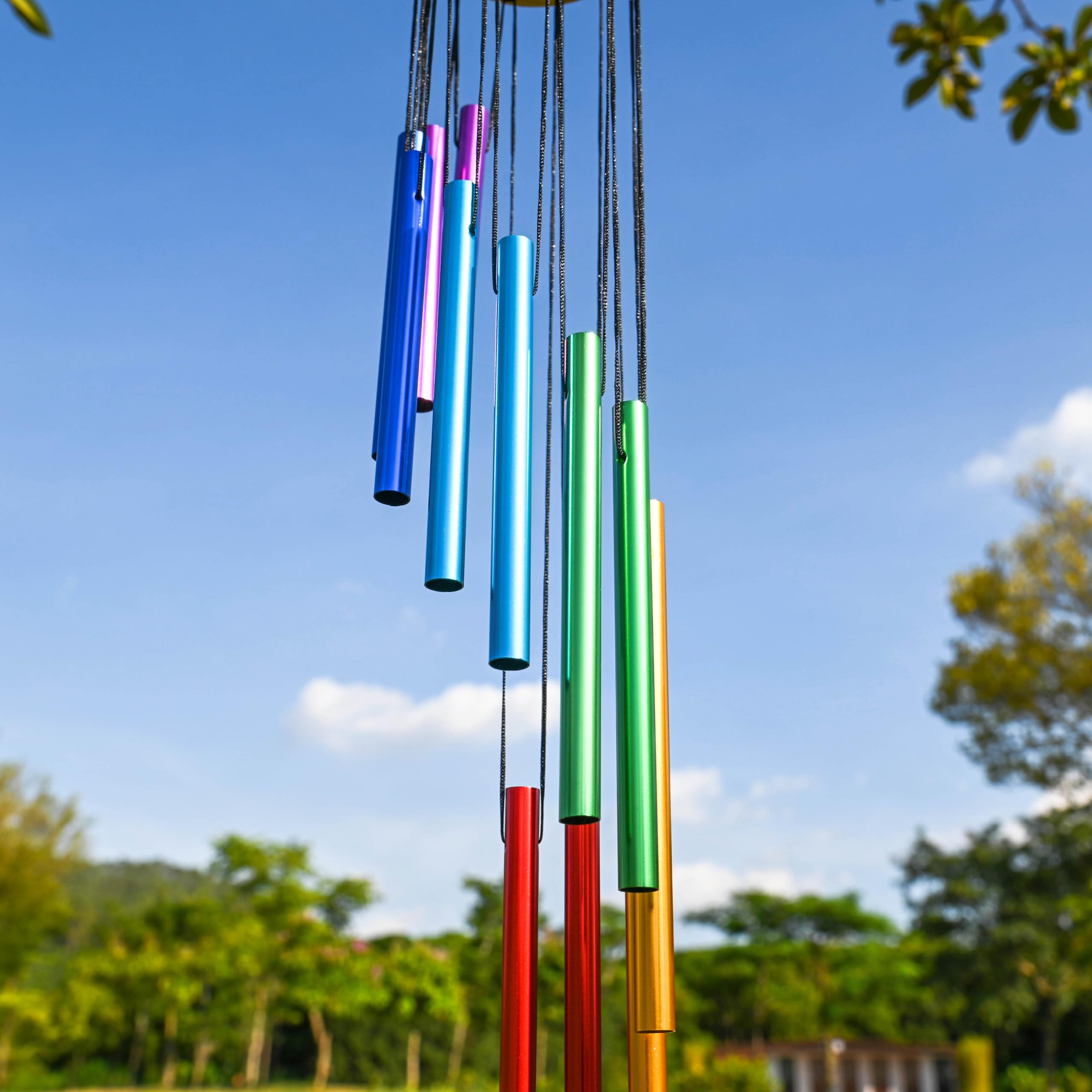 Nieuwe 12-buizen windgong alum - Wind Chime Tubular recensie en prijs
