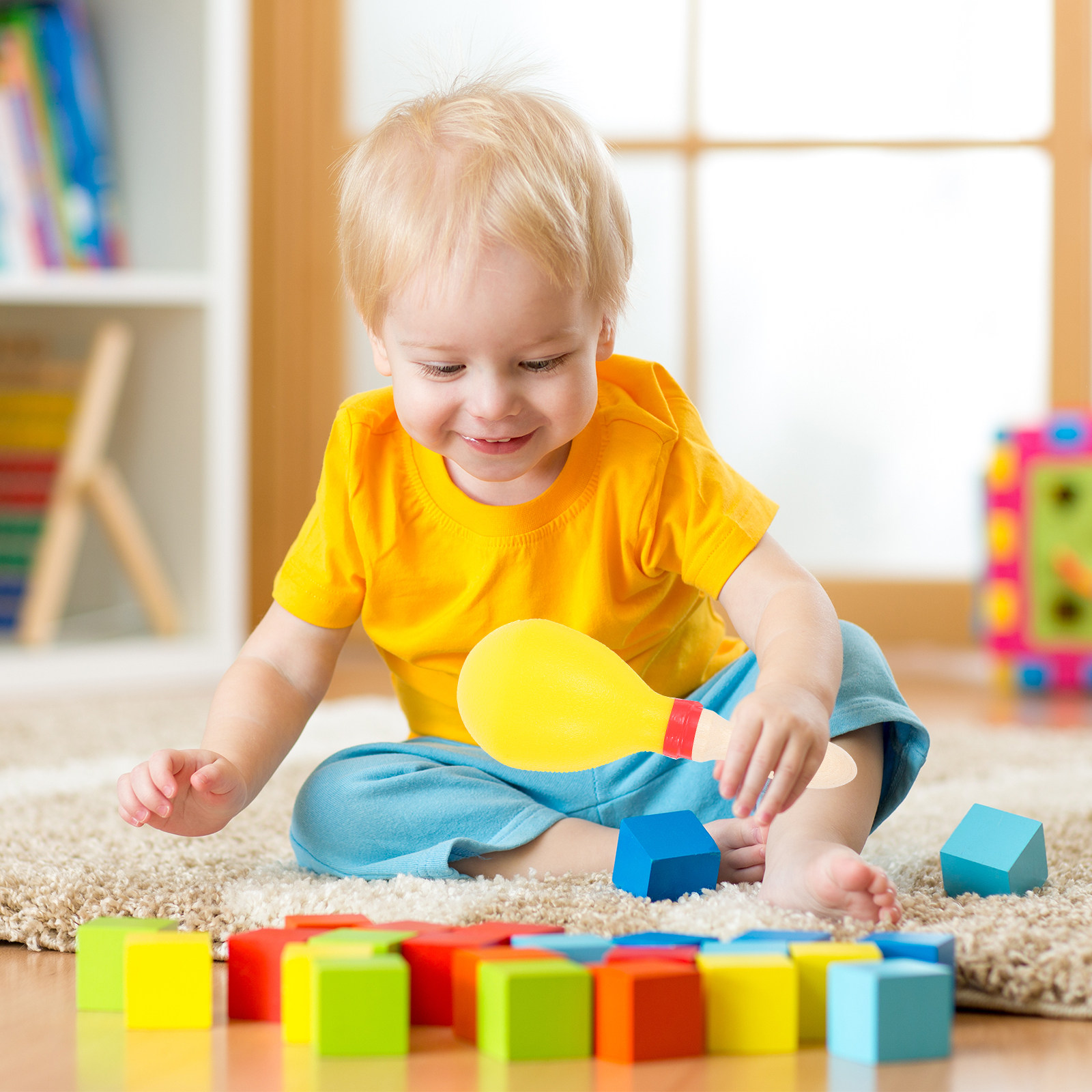 1 paar Maraca Shaker houten pe - Musical Instrument You Shake recensie en prijs