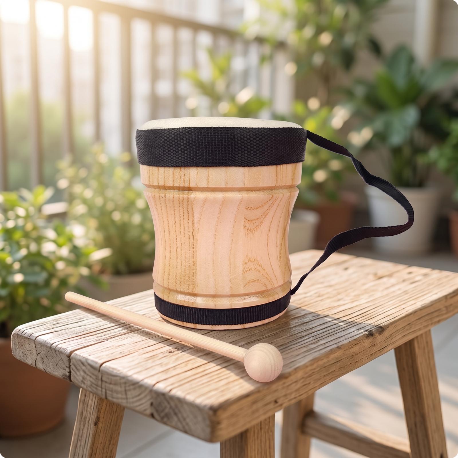 Mini houten ritmetrommel voor  - Musical Instrument Family recensie en prijs