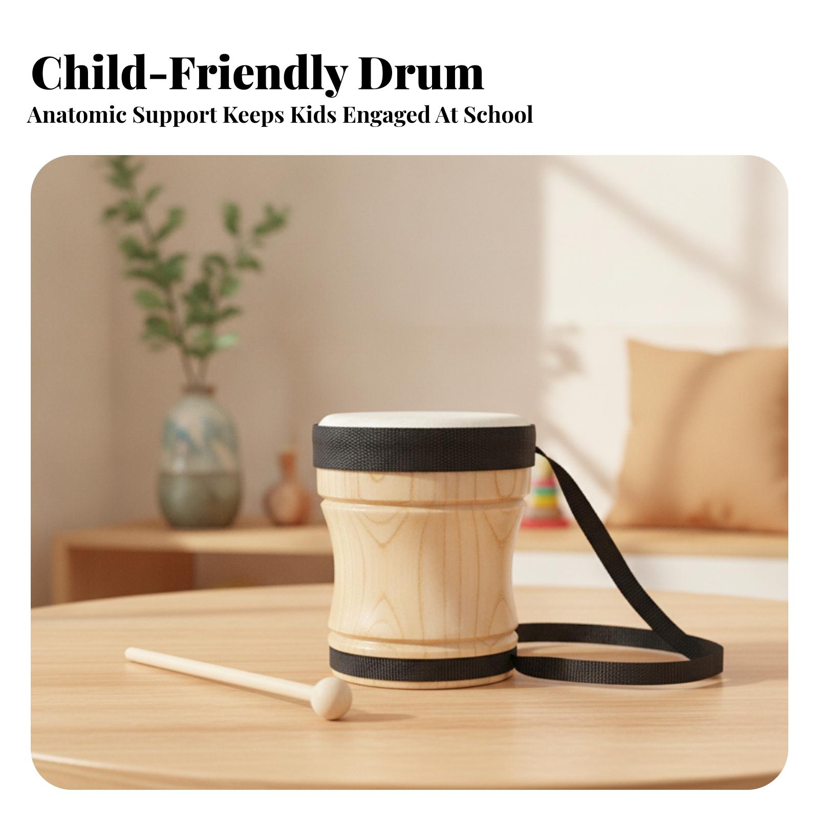 Mini houten ritmetrommel voor  - Musical Instrument Family recensie en prijs
