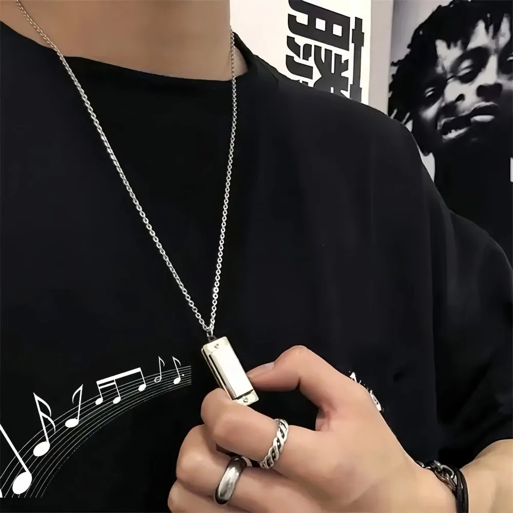 Mini mondharmonica ketting man - Musical Instrument Blow recensie en prijs
