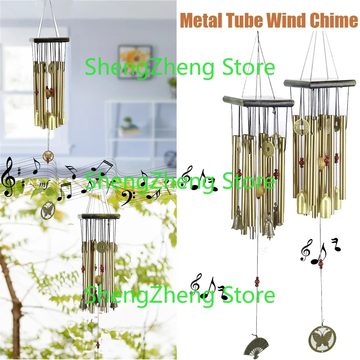 Massief houten holle buis Meta - Wind Chime Tubular recensie en prijs