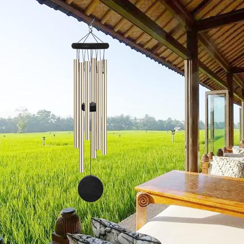Windgong met achthoekig hangla - Wind Chime Tubular recensie en prijs