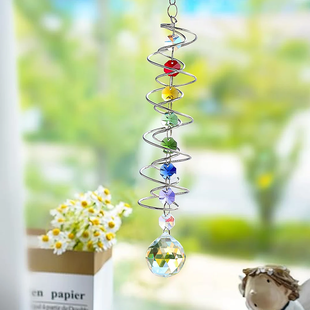 Crystal Suncatcher Staren Bal  - Wind Chime Tubular recensie en prijs